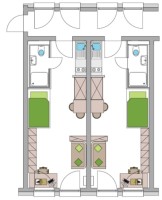 Studentenwohnung Studio L Grundriss