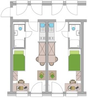 Studentenwohnung Studio LB Grundriss