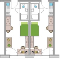 Studentenwohnung Studio M Grundriss