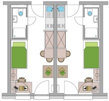 Studentenwohnung Studio S Grundriss