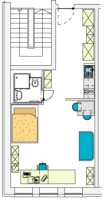 Studentenwohnung Studio 3S Grundriss